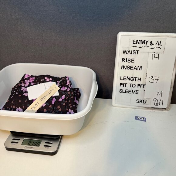 Saltwater Luxe Rex Maxi Skirt Size M Dark Floral Purple Tiered Layered HR NEW - Picture 13 of 13